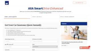 
                            3. AXA Car Insurance Malaysia: Instant Car Insurance Renewal Online