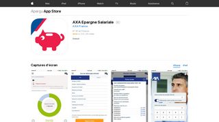 
                            4. AXA Epargne Salariale dans l'App Store - iTunes - Apple