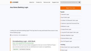 
                            9. Axa Home Banking Login