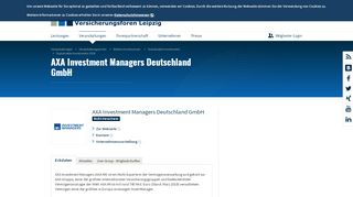
                            13. AXA Investment Managers Deutschland GmbH