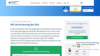 
                            12. AXA Kfz-Versicherung | Tarife & Bewertung 2019