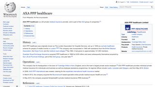 
                            9. AXA PPP healthcare - Wikipedia