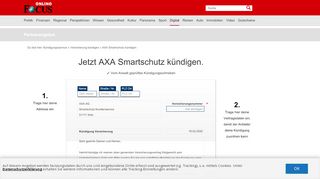 
                            11. AXA Smartschutz kündigen - so schnell geht's | FOCUS.de