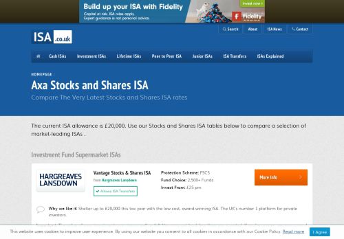 
                            10. Axa Stocks and Shares ISA - ISA.co.uk