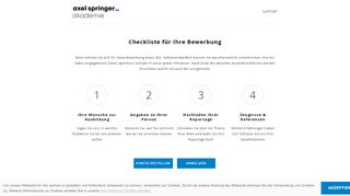 
                            6. Axel Springer Akademie: Bewerbungstool