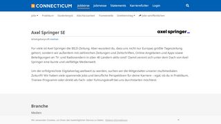 
                            6. Axel Springer | Arbeitgeber - Karriere - Profil - Connecticum