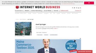 
                            8. Axel Springer - internetworld.de