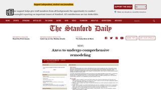 
                            5. Axess to undergo comprehensive remodeling – The Stanford Daily