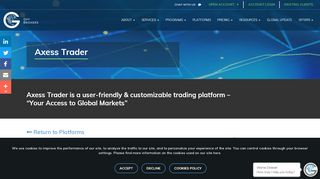 
                            8. Axess Trader - GFF Brokers