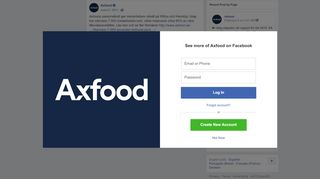 
                            10. Axfood - Axfoods personalkort ger medarbetare rabatt på... | Facebook