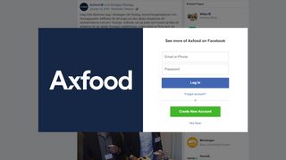 
                            12. Axfood - Idag hölls Mjölkens dag i riksdagen där företag,... | Facebook