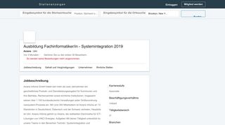 
                            8. Axians sucht Ausbildung Fachinformatiker/in - Systemintegration 2019 ...