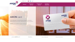 
                            2. AXION card - AXION - AXION energy