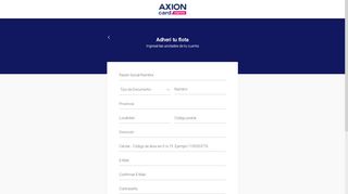 
                            5. AXION card express | Programa de Beneficios