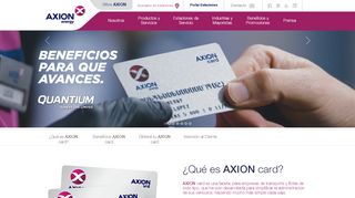 
                            1. AXION card | Tarjeta para Flotas - AXION energy