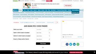 
                            7. Axis Bank IFSC Code - The Economic Times