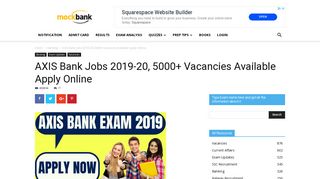 
                            7. AXIS Bank Jobs 2019, New Vacancies Available at www.axisbank.com