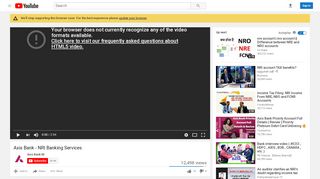 
                            8. Axis Bank - NRI Banking Services - YouTube