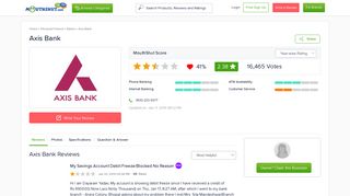
                            6. AXIS BANK Review, Branches, Internet Banking, AXIS BANK Service ...