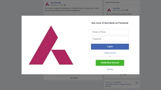 
                            7. Axis Bank - You have to register for Netsecure to transfer... | Facebook