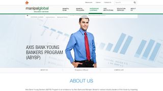 
                            8. Axis Bank Young Bankers Program - Manipal Global Education Services