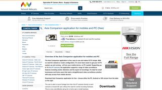 
                            10. Axis Companion Software - Network Webcams