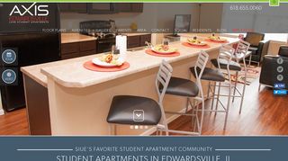 
                            6. AXIS Edwardsville | Luxe 2 & 4 Bedroom Student Apartments Near SIUE
