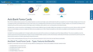
                            6. Axis Forex Cards: Feature, Benefits & Apply forex cards india, Multi ...