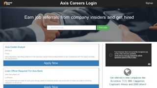 
                            9. Axis Login Careers | Axis Login Jobs | Axis Login Vacancies | Round ...