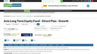 
                            4. Axis Long Term Equity Fund - Direct Plan (G) [44.296] | Axis Mutual ...
