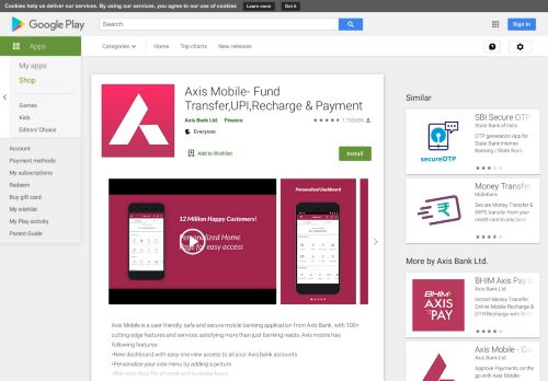 
                            5. Axis Mobile- Fund Transfer,UPI,Recharge & Payment - Google Play पर ...