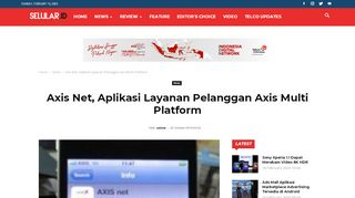 
                            6. Axis Net, Aplikasi Layanan Pelanggan Axis Multi Platform - Selular.ID