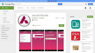 
                            1. Axis NETSECURE – Apps bei Google Play