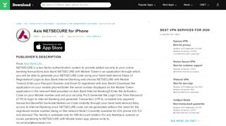 
                            11. Axis NETSECURE for iOS - Free download and software reviews ...
