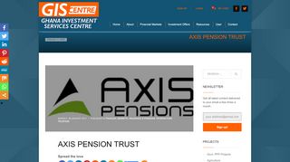 
                            4. AXIS PENSION TRUST - GIS CENTRE