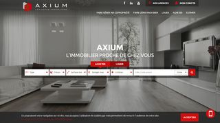 
                            7. Axium Immobilier : annonces immobilières, syndic, gestion, location ...