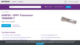 
                            7. AXM765 | Product | Support | NETGEAR