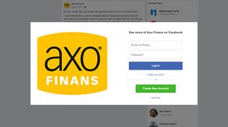 
                            10. Axo Finans - Hvorfor lønner det seg å søke lån og... | Facebook