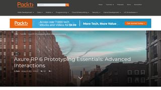 
                            12. Axure RP 6 Prototyping Essentials: Advanced Interactions | Packt Hub