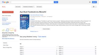 
                            13. Ayo Buat Facebook-mu Menarik!