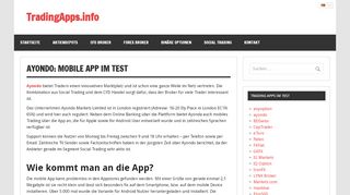 
                            9. Ayondo App: Unsere Erfahrungen im Test - TradingApps.info