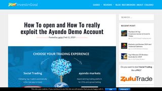
                            13. Ayondo Demo Account - How to Open it and Best Leverage it