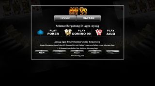 
                            6. Ayoqq Agen Poker Domino Online Terpercaya