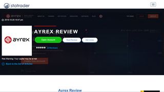 
                            11. Ayrex Review - Broker - BEWARE SCAM! - Login - Demo - Bonus