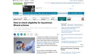 
                            6. Ayushman Bharat Scheme: How to check eligibility for Ayushman ...