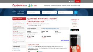 
                            10. Ayushveda Informatics India Pvt Ltd(Funktees.com), Panchkula ...