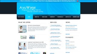 
                            2. AyuWage - Homepage