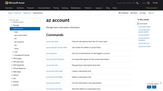 
                            4. az account | Microsoft Docs