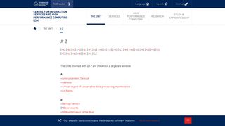 
                            11. AZ — Centre for Information Services and High ... - TU Dresden