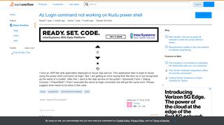 
                            10. Az Login command not working on Kudu power shell - Stack Overflow
